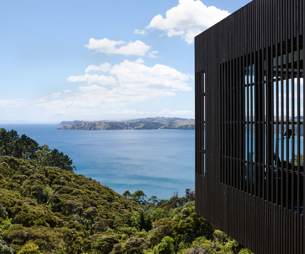 Architectural design paired with high end quality builders Whelan Building on Waiheke Island