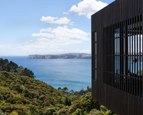 Architectural design paired with high end quality builders Whelan Building on Waiheke Island