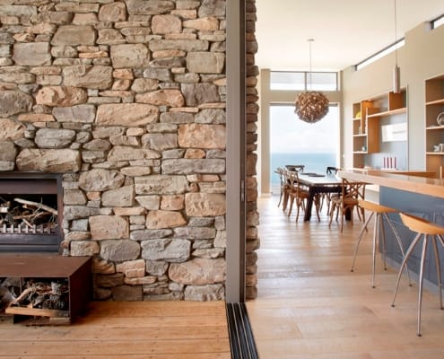 Beautiful clifftop home on Waiheke Island built by Premier Building Company Whelan Building