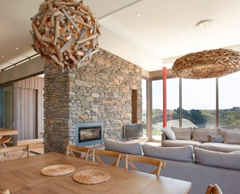 Beautiful clifftop home on Waiheke Island built by Premier Building Company Whelan Building